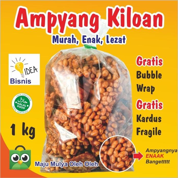 

Ampyang Jahe 1 KG Kualitas Premium / Ampyang Kacang Gula Jawa / SOLO