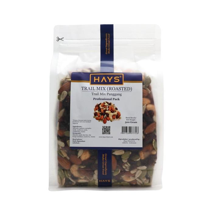

TRAIL MIX (Roasted) 500 GRAM Almond Mede Cranberry Raisin Pumpkin Sunflower / Campuran Kacang