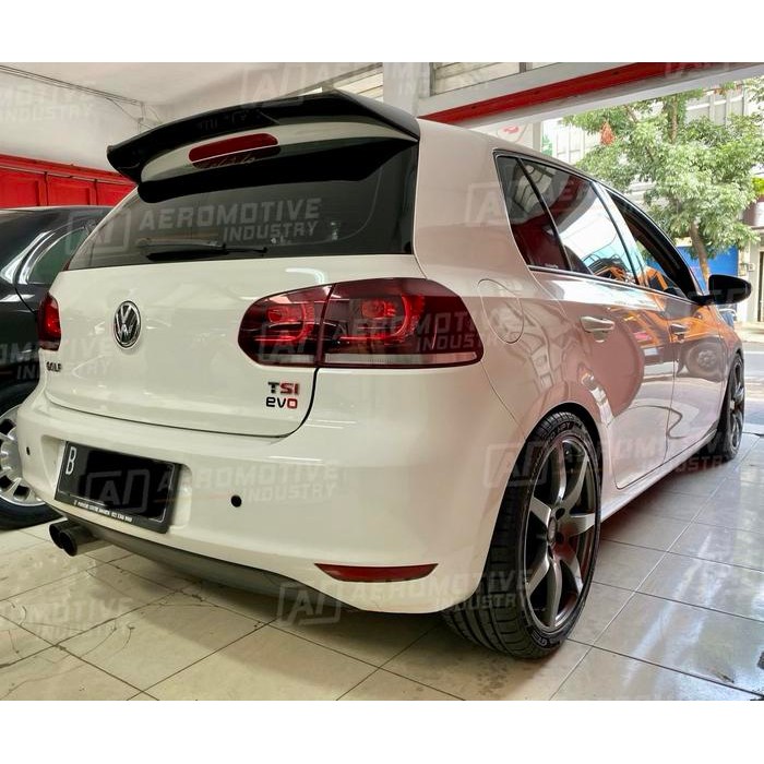 PREMIUM Wing spoiler carbon kevlar Vw Golf tsi mk6 osir style