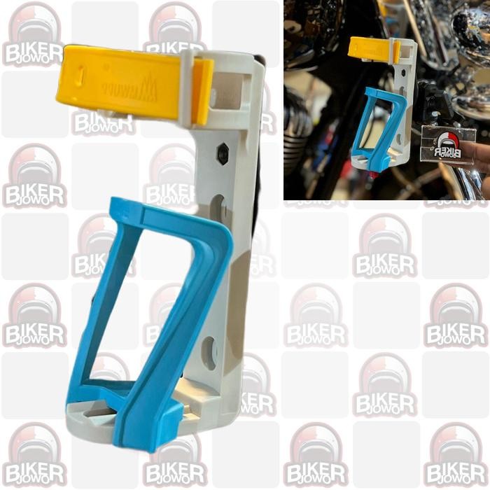 PREMIUM Osopro Bottle Holder Tempat Botol Minum Touring Motor Bracket