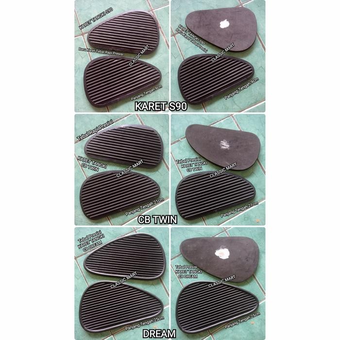 PREMIUM KARET TANGKI HONDA S90-CB125 TWIN-CB 125 TWIN-CB DREAM-DREAM