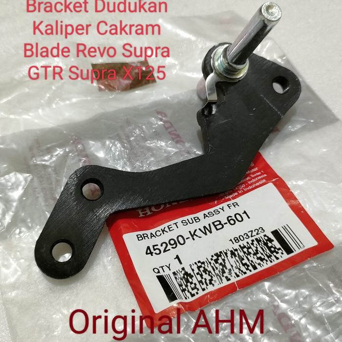PREMIUM Bracket Dudukan Kaliper Cakram Blade Revo Supra X125 GTR 45290KWB601