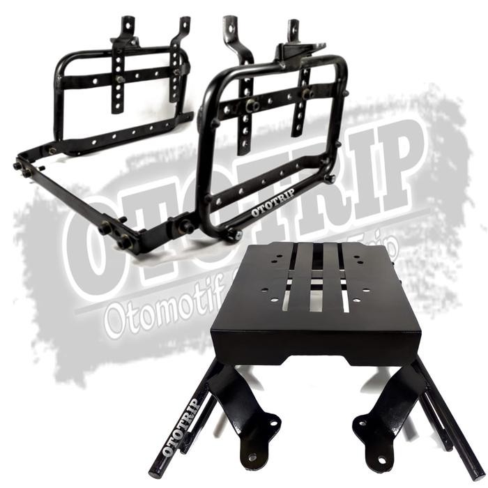 PREMIUM PAKET HEMAT BRACKET TOP BOX CB 150 X DAN BREKET SIDE BOX SB2000 CB150X