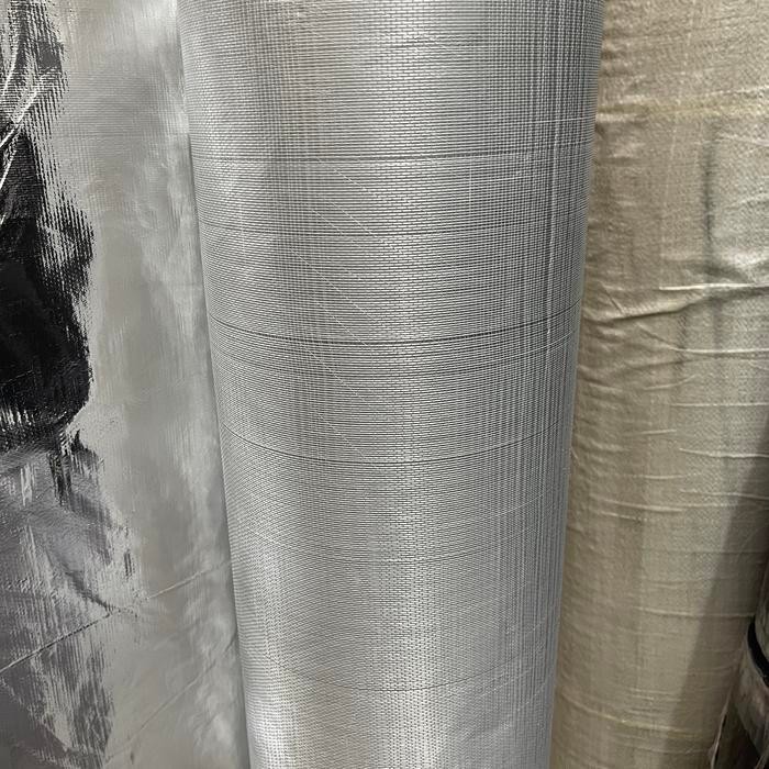 Fiberglass cloth coated with aluminium foil