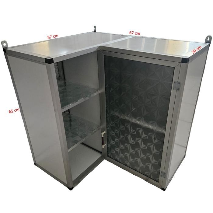 rak gantung lemari dapur kitchen set atas sudut