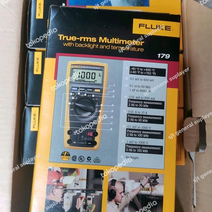 FLUKE 179 TRUE RMS DIGITAL MULTIMETER ORIGINAL