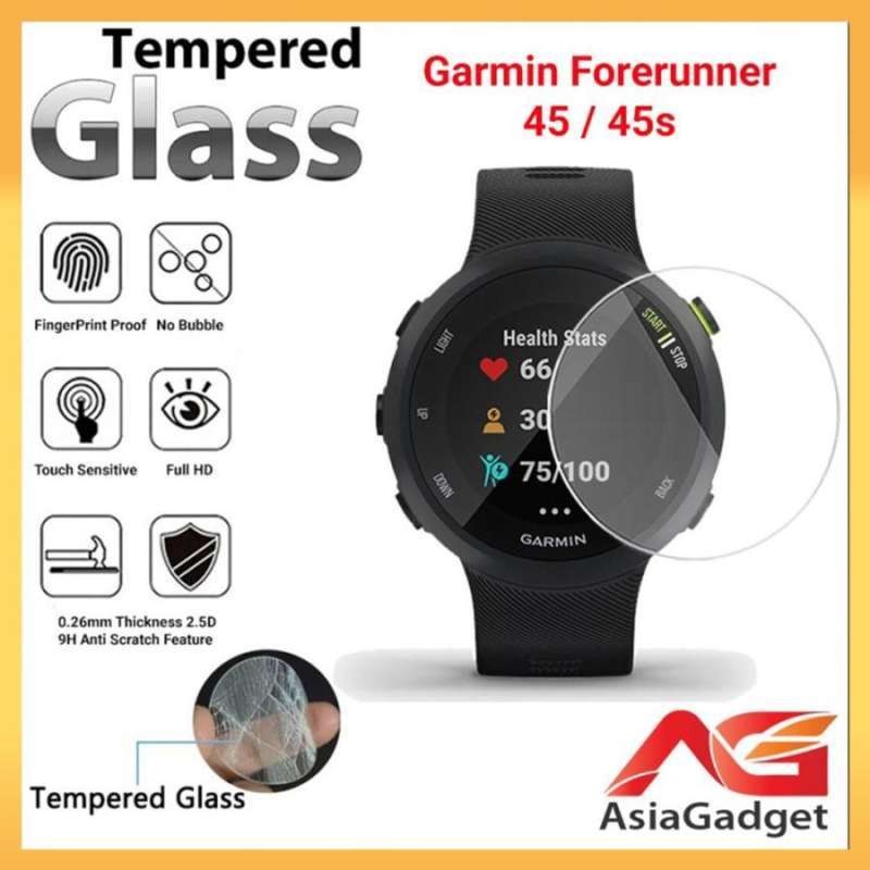 Tempered Glass Garmin Screen Protector Forerunner FR45/45s *