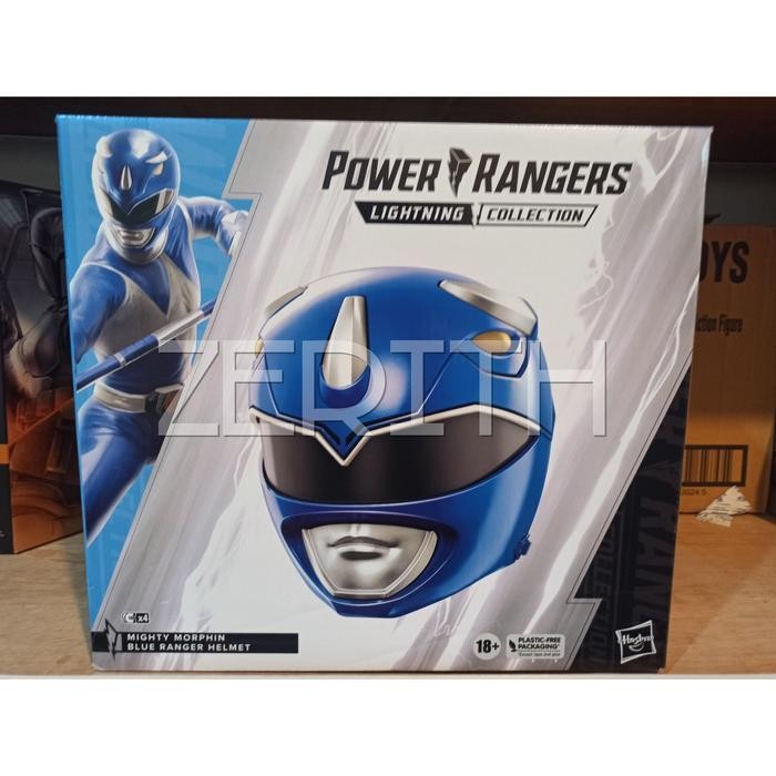 Power Rangers Lightning Collection Mighty Morphin Blue Ranger Helmet