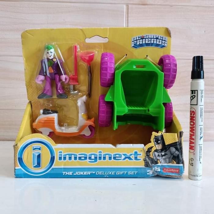 mainan action figure the joker deluxe set imaginext fisher price