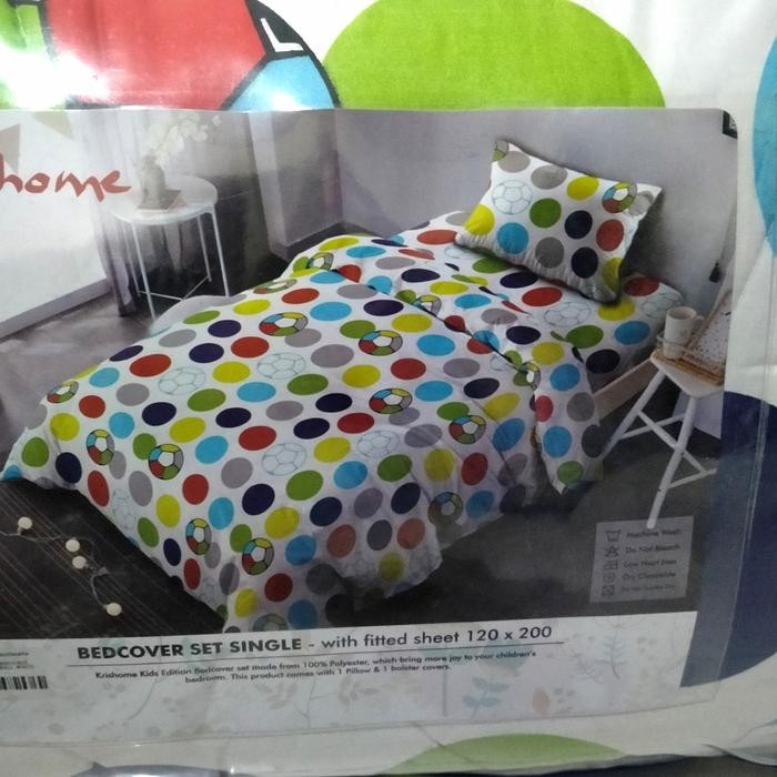 BedCover 150 x 210 cm & Sprei set 120 x 200 cm Bahan halus krishome
