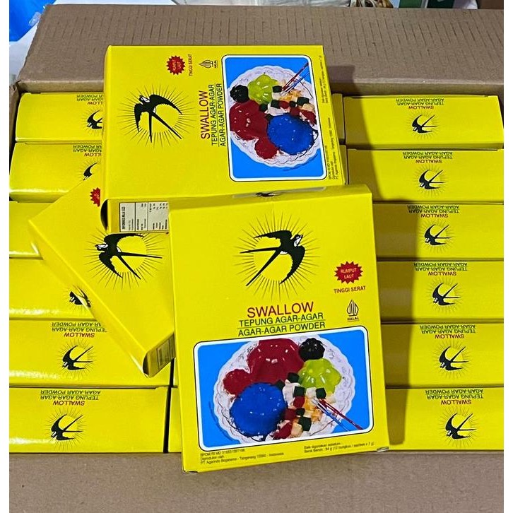 

New Agar-Agar Swallow 1x dos isi 12x sachet