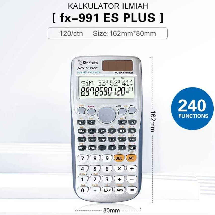 

Kalkulator Scientific GTTTZEN FX-991ES PLUS Calculator FX 991 ES PLUS Scientific Kalkulator FX-991ES