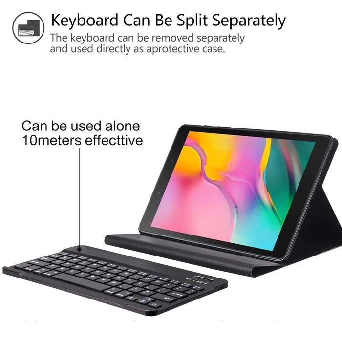 LANGSUNG GAS. CASE SAMSUNG GALAXY TAB A 8.0 2019 P200 P205 CASING KEYBOARD COVER