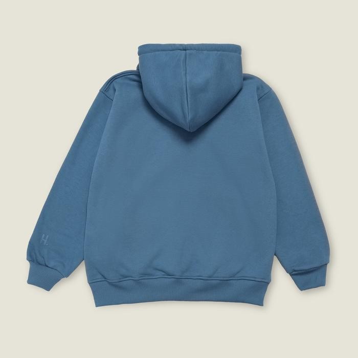 CUCI GUDANG.. HOODIEKU PREMIUM HOODIE JUMPER ORIGINALS - STEEL BLUE