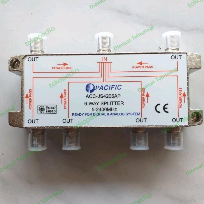 SendToday- Splitter Spliter Pacific 6 Way