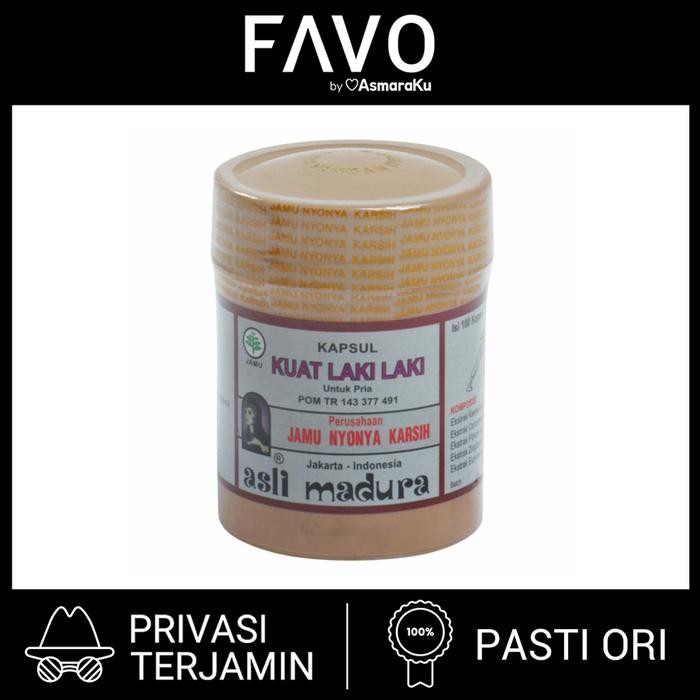 terjaminDiKita- Jamu Nyonya Karsih Kuat Laki-Laki - 100 Kapsul - Obat Stamina Pria