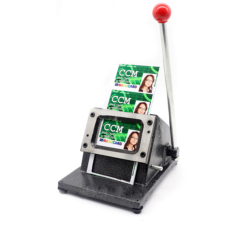 86 * 54 Rounded Manual PVC Card Cutting Machine Manual PVC Business Card or Paper Card Cutter Die Pu