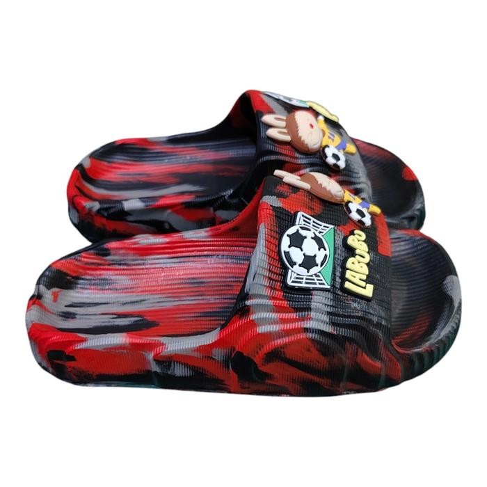 TapakKecil- Sandal Selop Anak Pria Sandal Selop Anak Cowok Slip On Adillete Jibitz Labubu Terbaru