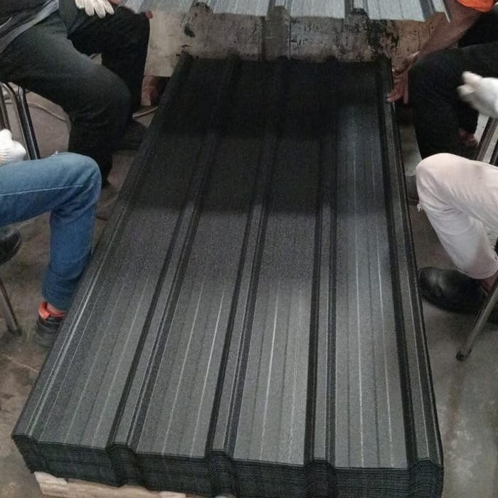 Atap Spandek Hitam Dop 75cm *