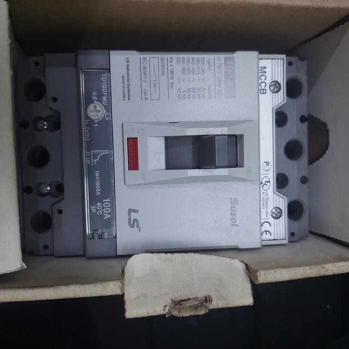 MCCB LS TD100N 100A 3P SUSOL LS GRATIS ONGKIR
