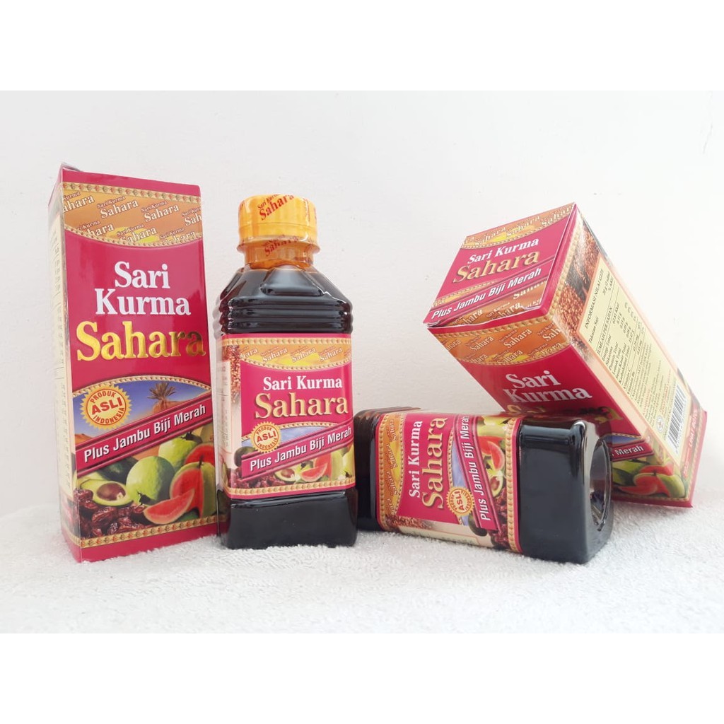 

Sari Kurma Sahara Plus Jambu Biji Merah | Suplemen Ibu Hamil & Ibu Menyusui | Tambah Trombosit DBD