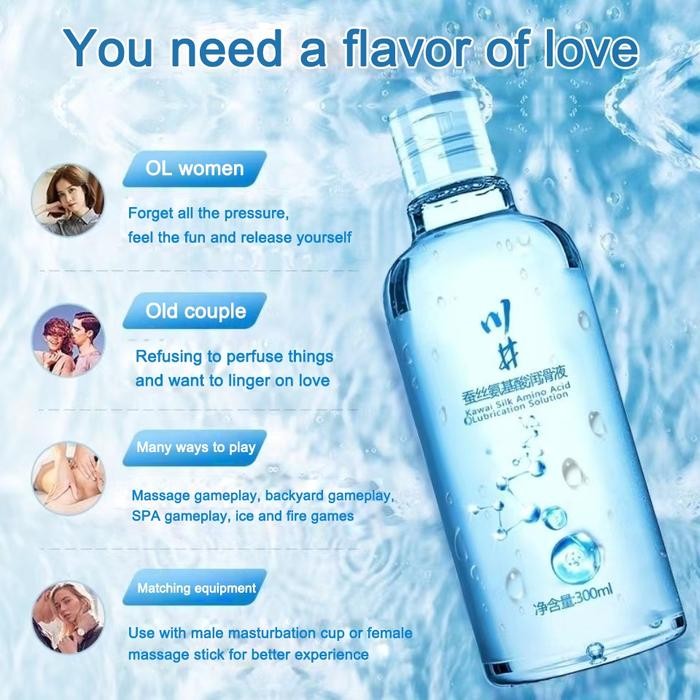 PvTerjamin- Chuanjing Kawai Silk Amino Acid Water Base Lubricant Gel Pelumas 300ml