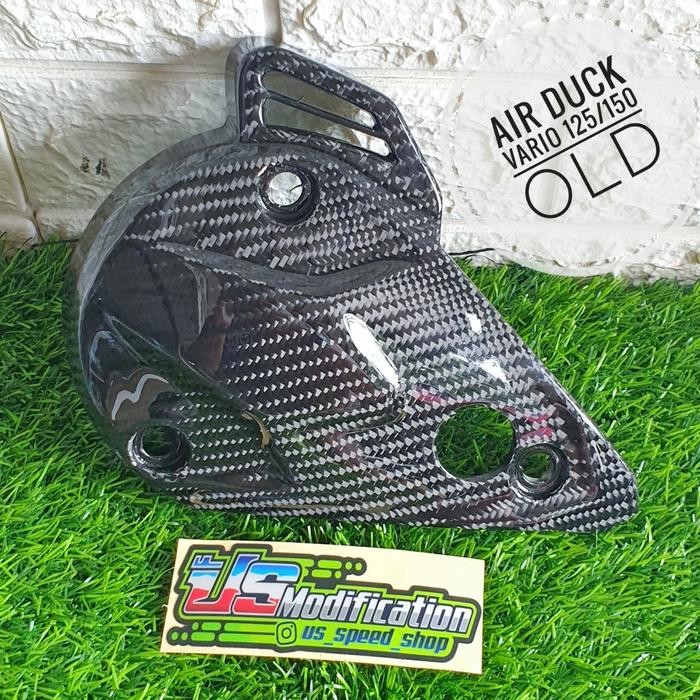 KARBON KEVLAR COVER AIRDUCK CVT VARIO 125 150 OLD