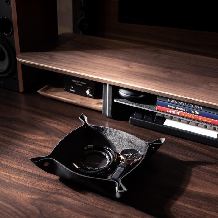 

Ready- Leather Desk Tray Organizer Pad