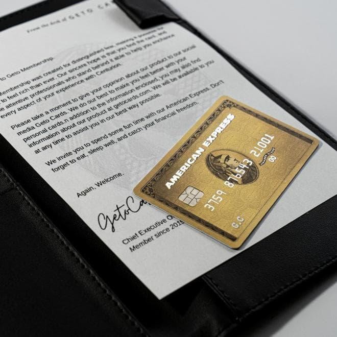 PROMO NEW BLACK CARD / AMERICAN RESS (PREMIUM HOLOGRAM) GETO CARDS ZUK