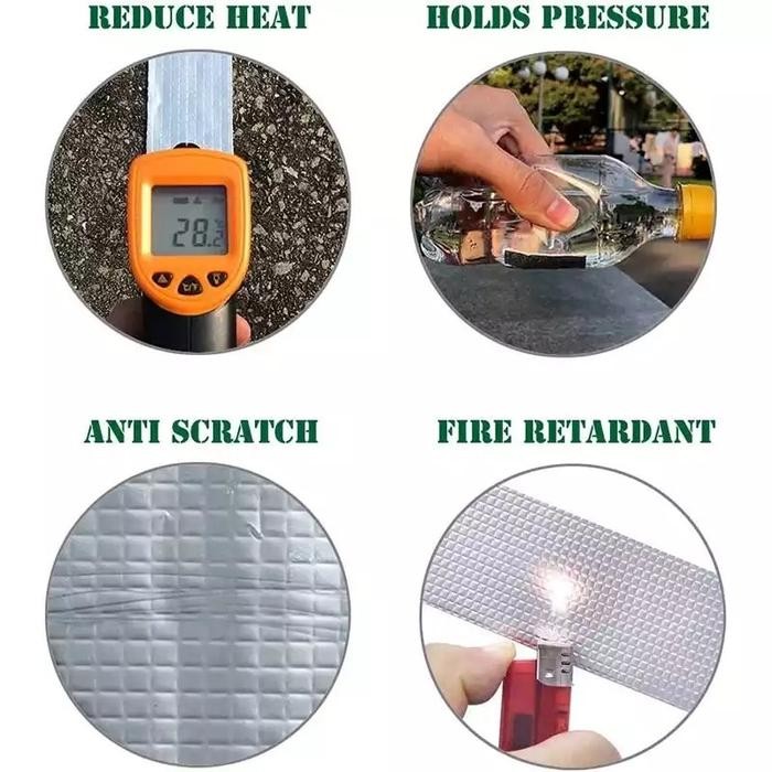 BM - LAKBAN ALUMINIUM TAPE / LAKBAN ALUMINIUM FOIL / LAKBAN ALUMINIUM WATERPROOF