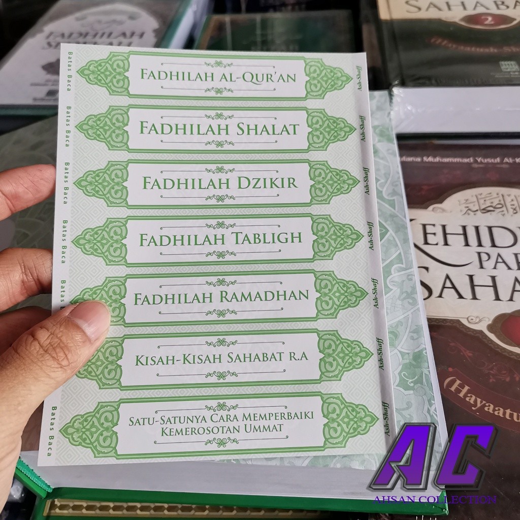 [K039] - BEST SELLER Kitab Fadhilah Amal CETAKAN BARU As Shaff Qualitas Terbaik Size Jumbo, Besar &