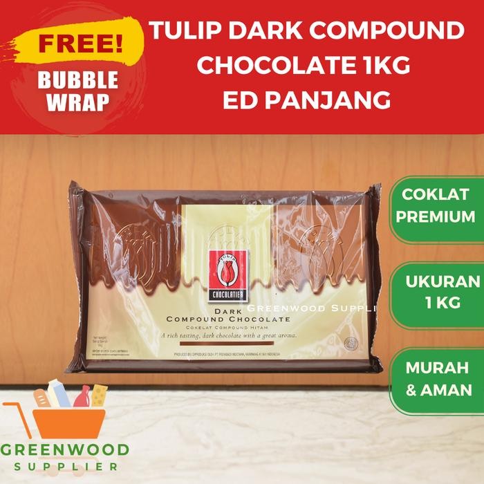 

InstanTanyadulu- Tulip Dark Compound Chocolate - 1KG (PREMIUM QUALITY)