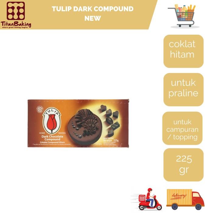 

InstanTanyadulu- Coklat Tulip Dark Compound 225 gram Chocolate