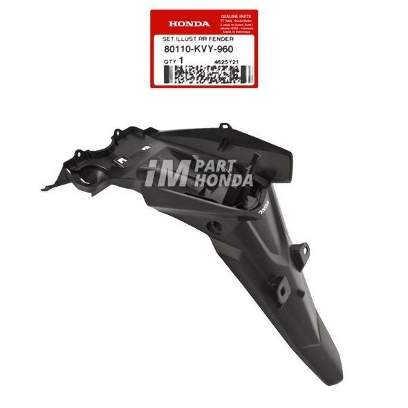 ORI - 80110-KVY-960 SLEBOR SPAKBOR BELAKANG BEAT KARBU