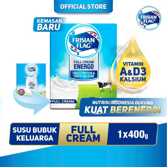 

Lalaa_Store Frisian Flag Full Cream Energo Susu Bubuk 400g