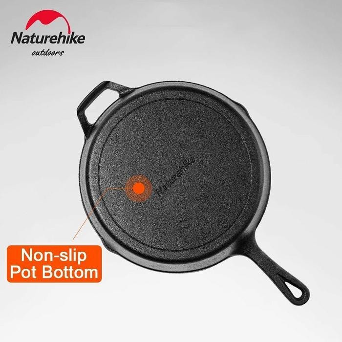 Kenanganpawon Cast Iron Frying Pan 10 Inch Naturehike Nh20Cj018 // Wajan Camping