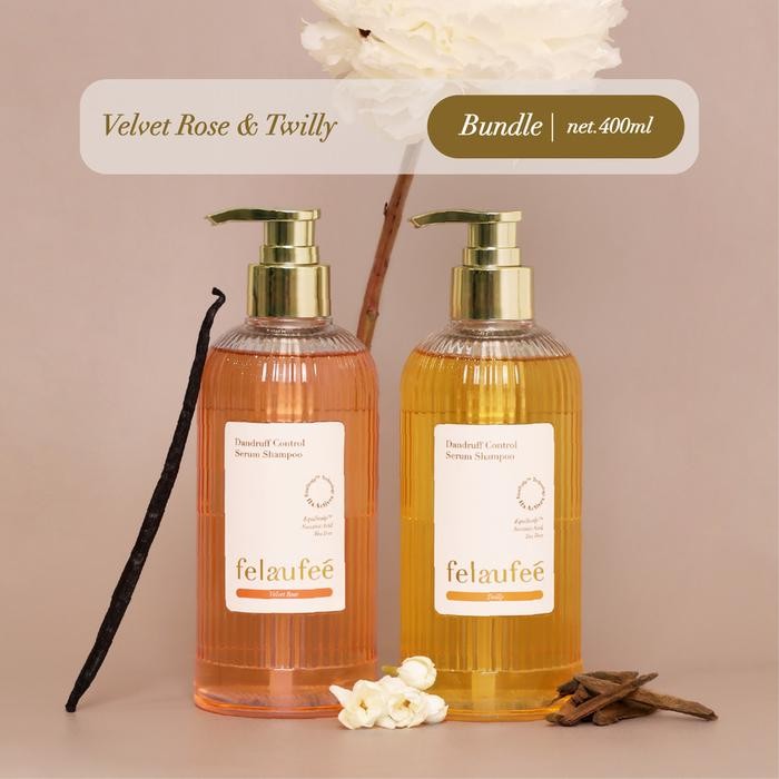 FELAUFEE - Dandruff Treatment Serum Shampoo - Bundle Anti Ketombe Equiscalp Technology -