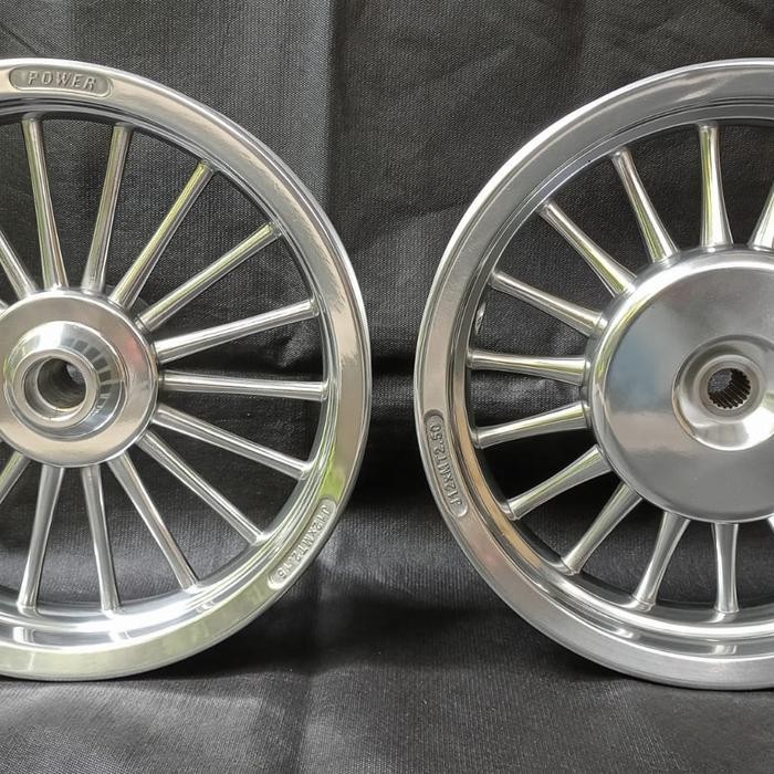 velg scoopy new ring 12 chrome