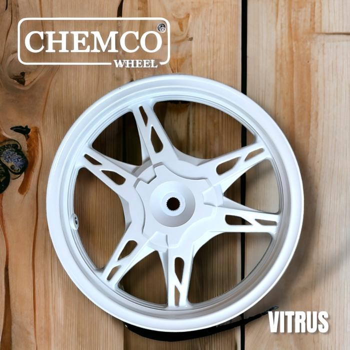 velg Chemco Vario 125 Palang V Vitrus Putih