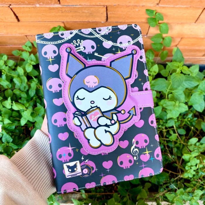 

Ready- Magnetic Notebook Kuromi Sanrio A5 Buku Diary Catatan Jurnal Pu-003