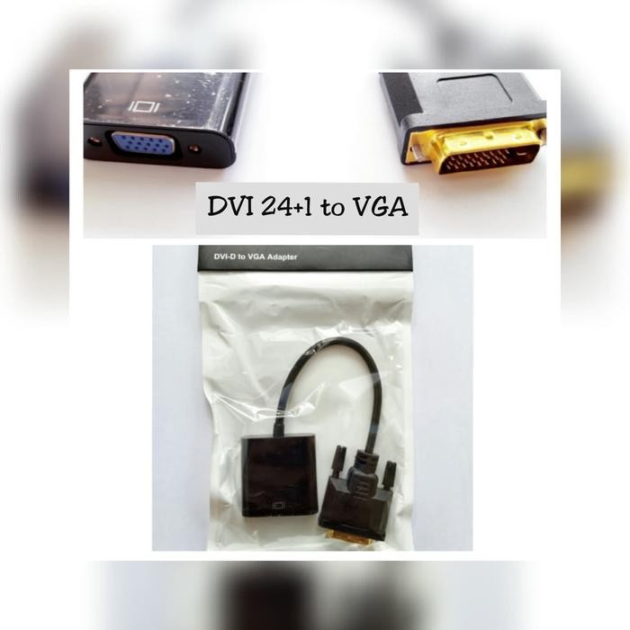 KABEL CONVERTER DVI 24+1 TO VGA