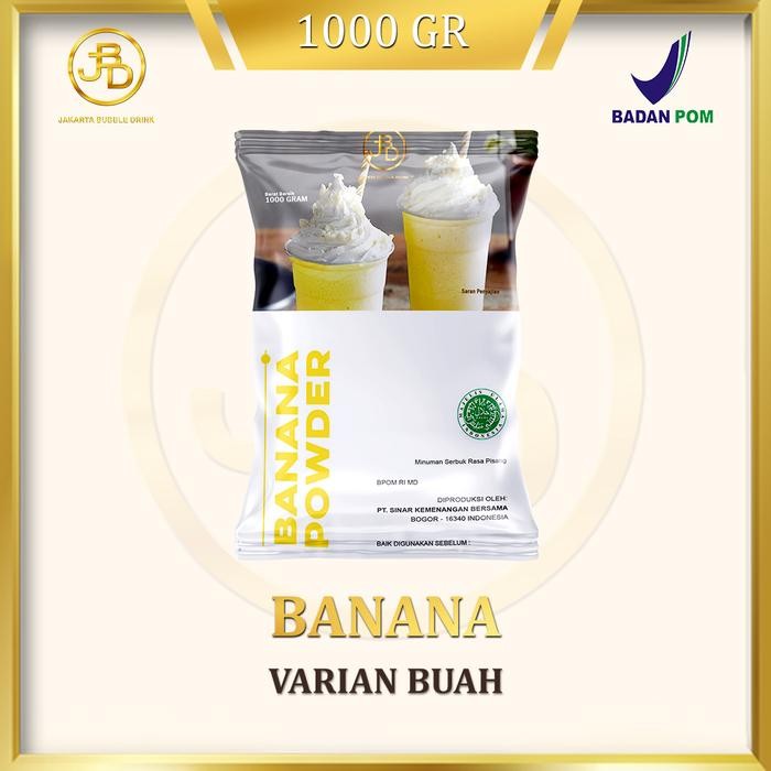 

Bubuk Minuman Premium Banana 1Kg Jakarta Bubble Drink