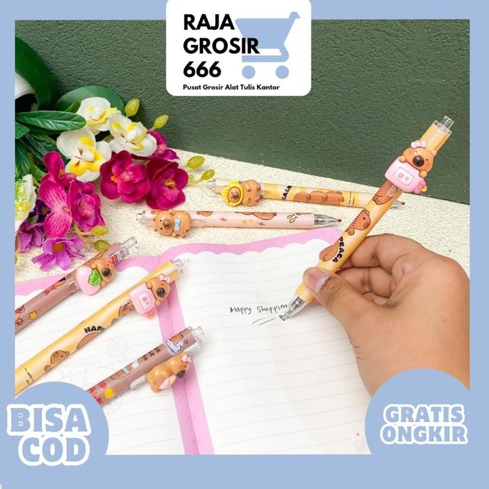 

ID PULPEN CETEK RESIN CAPYBARA PC-1843 PEN MEKANIK KAPIBARA CAPPYBARA LUCU HITS COD