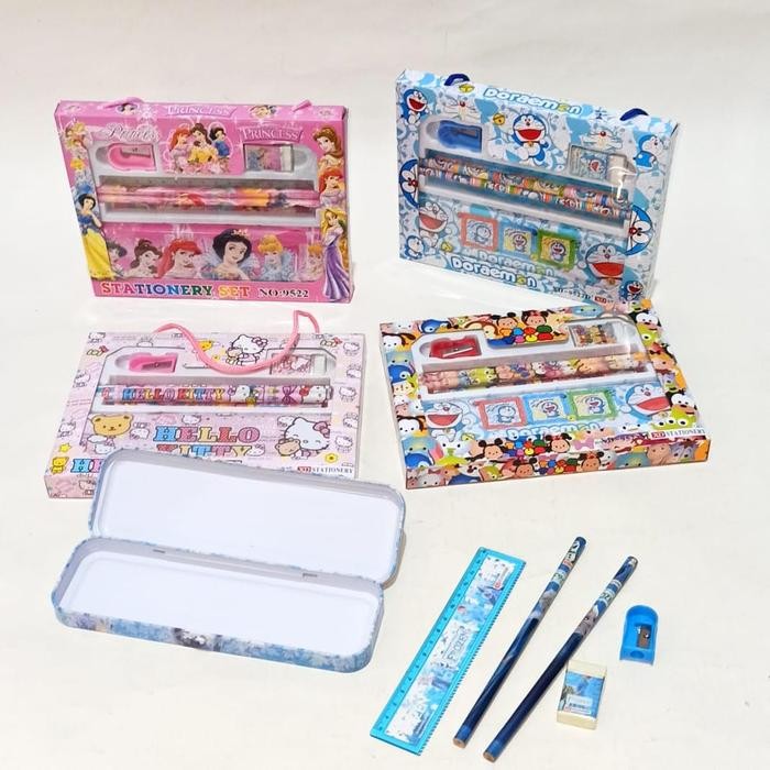 

ID BOS SET ALAT TULIS FANCY SET/STATIONERY SET/KADO ANAK/HAMPERS/PAKET PENSIL