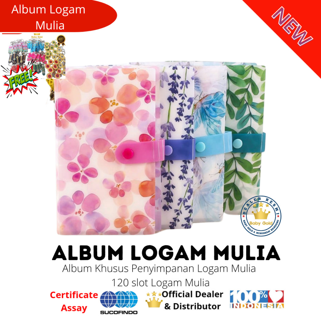 NEW ALBUM EMAS MINI LOGAM MULIA
