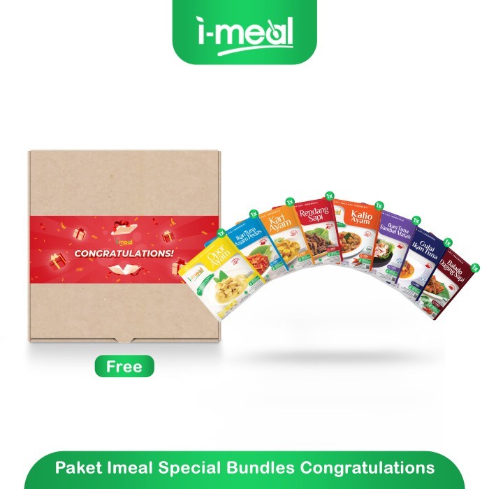 

Paket I-meal Special Bundles Congratulations