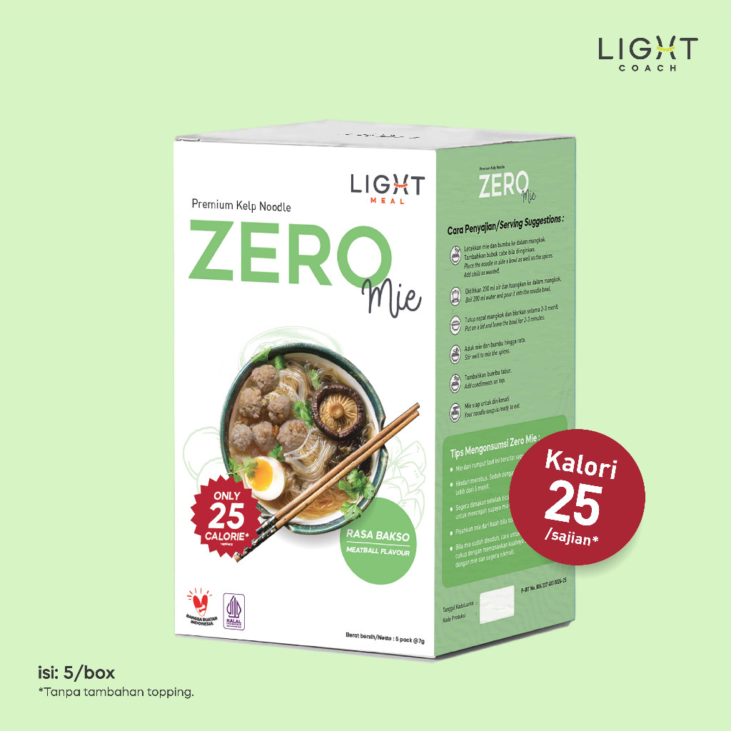 

Zero MIE - BAKSO ALTERNATIF Shirataki Kelp Noodle DIET KETO