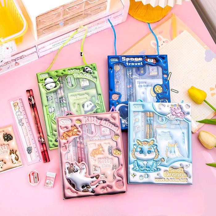 

ID PENSIL SET SEKOLAH ALAT TULIS KOTAK ISI 6 PCS KARAKTER LUCU