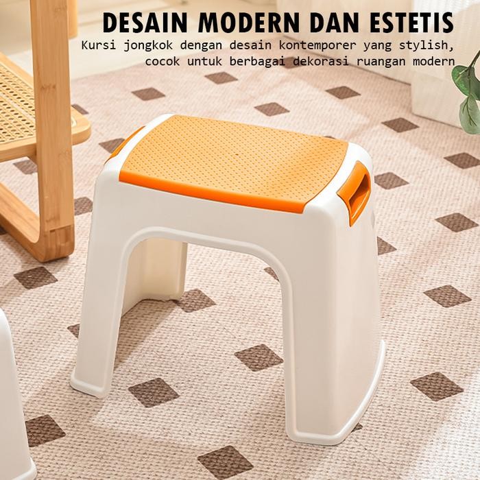 Kursi Jongkok Plastik Tebal Kursi Plastik Kaki Pendek Seaguna Kursi Kecil Bangku Jongkok Tebal Murah