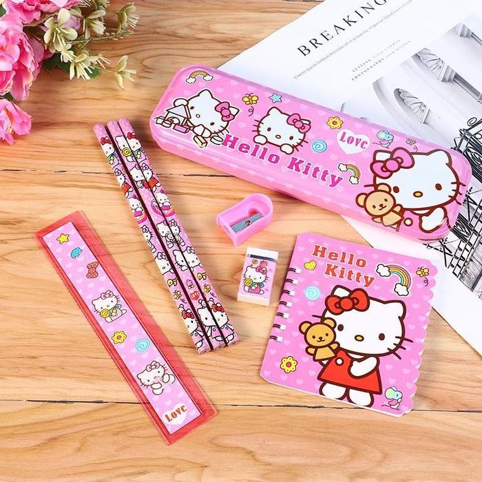 

ID ALAT TULIS 6IN1 PERLENGKAPAN SEKOLAH ANAK ALAT TULIS ANAK SATU SET HADIAH ANAK SEKOLAH